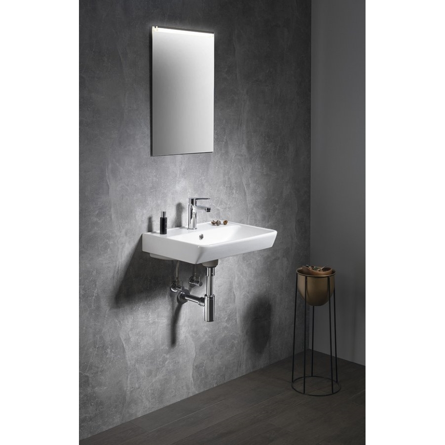 Bruckner - Inbouw wastafel NEON 50x41,5 cm keramiek/wit
