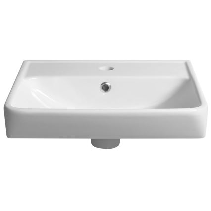 Bruckner - Inbouw wastafel NEON 50x41,5 cm keramiek/wit