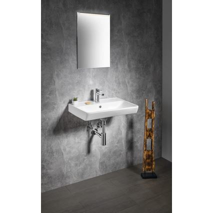 Bruckner - Inbouw wastafel NEON 60x41,5 cm keramiek/wit