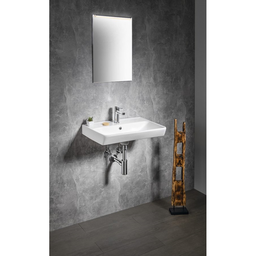 Bruckner - Inbouw wastafel NEON 60x41,5 cm keramiek/wit