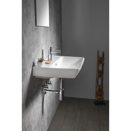 Bruckner - Inbouw wastafel NEON 60x41,5 cm keramiek/wit