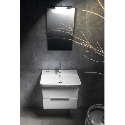 Bruckner - Inbouw wastafel NEON 60x41,5 cm keramiek/wit