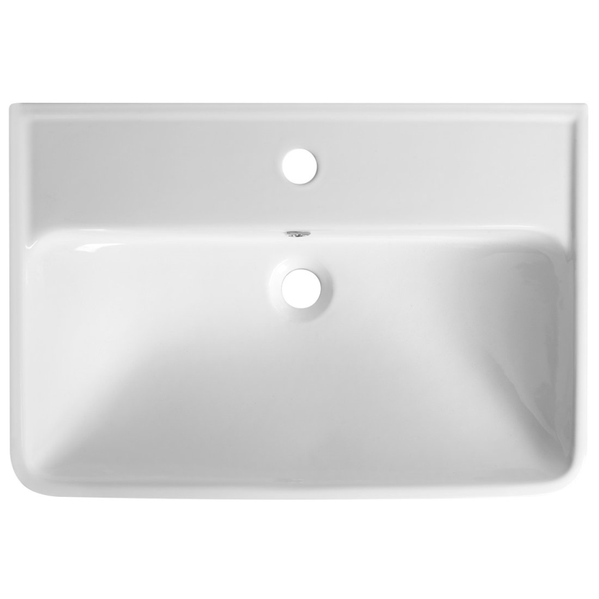 Bruckner - Inbouw wastafel NEON 60x41,5 cm keramiek/wit