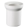 Bruckner - Rechte toiletpotconnector 25 cm wit