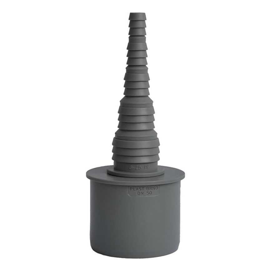 Bruckner - Slangaansluiting uiteinde DN50 8-25 mm grijs
