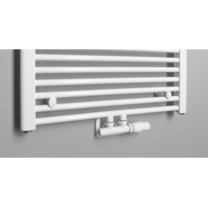 Bruckner - Thermostatische aansluitset voor centrale aansluiting WICHER wit