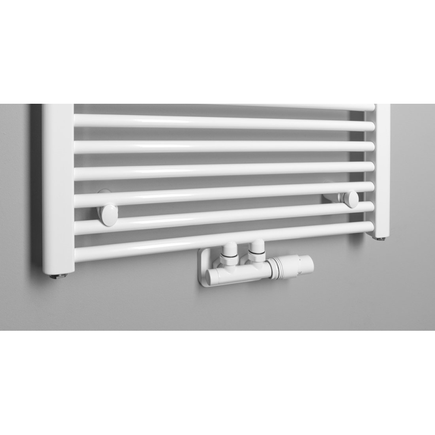 Bruckner - Thermostatische aansluitset voor centrale aansluiting WICHER wit