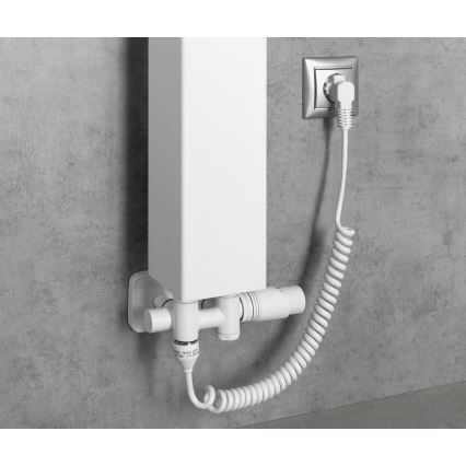 Bruckner - Thermostatische aansluitset voor centrale aansluiting WICHER COMBI wit