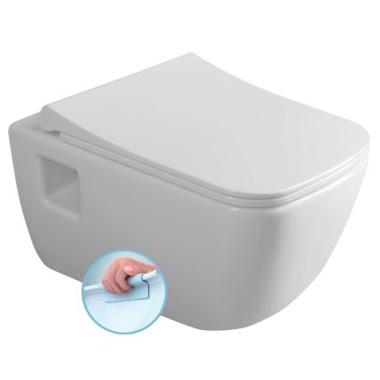 Bruckner - Wandcloset Rimless WALTER keramiek/wit