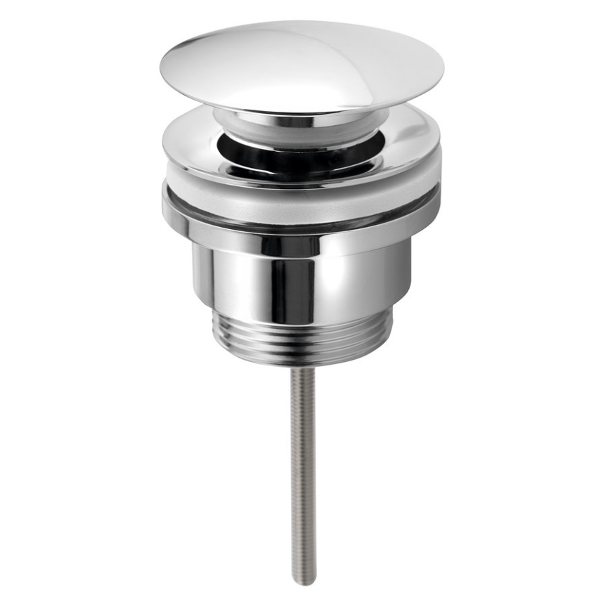 Bruckner - Afvoerputje zonder overloop CLICK-CLACK diameter 6,4 cm glanzend chroom