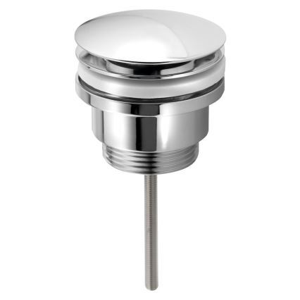 Bruckner - Afvoerputje zonder overloop CLICK-CLACK diameter 6,4 cm glanzend chroom