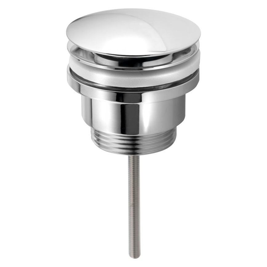 Bruckner - Afvoerputje zonder overloop CLICK-CLACK diameter 6,4 cm glanzend chroom