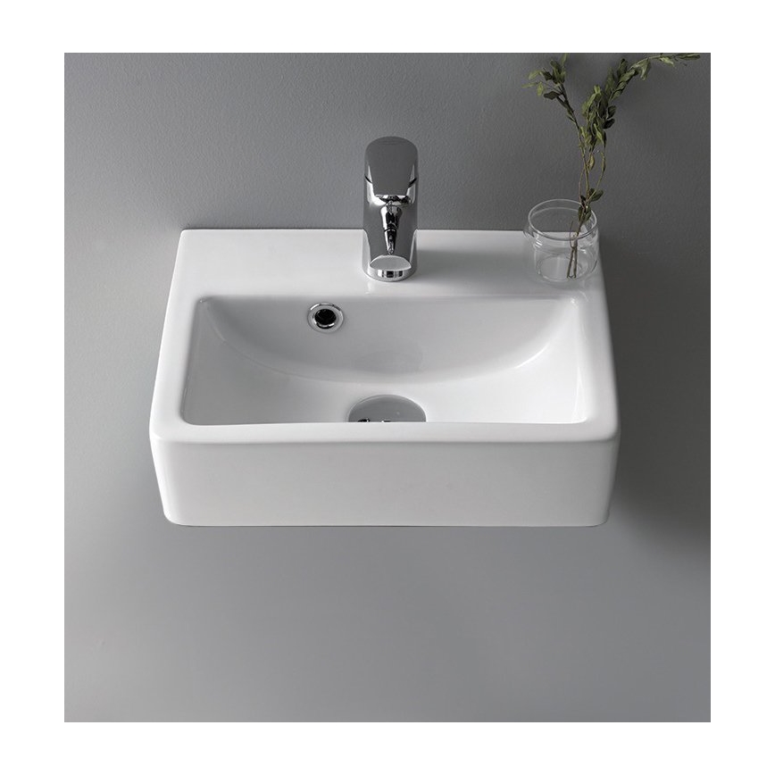Bruckner - Wastafel NOAM 37,5x28 cm keramiek/wit