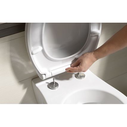 Bruckner - Wc-bril SoftClose FULDA SLIM wit