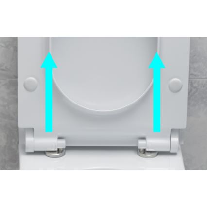 Bruckner - Wc-bril SoftClose FULDA SLIM wit