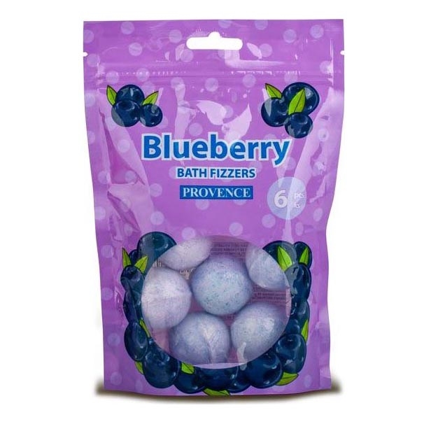 Bruisbal voor in bad PROVENCE 6 stuks bosbes