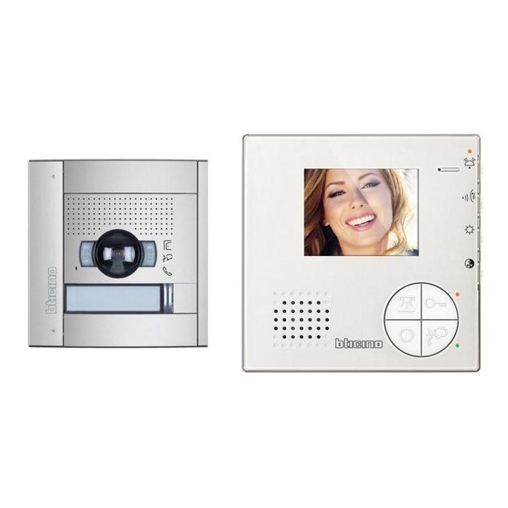 Bticino 366511 - Intercom video kit + buitenpost Class 100 kleur IP54