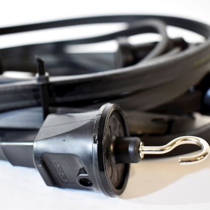 Buiten decoratieve lichtslinger GIRLANDA 6,5 m 5xE27/15W/230V IP44