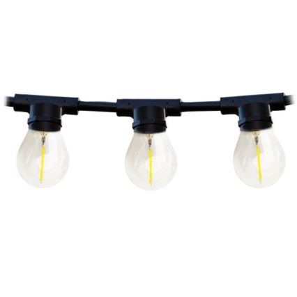 Buiten decoratieve lichtketting MIMOSA 20xE27/1,3W/230V IP44 10m