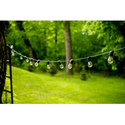 Buiten decoratieve lichtketting MIMOSA 20xE27/1,3W/230V IP44 10m