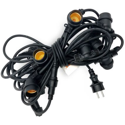 Buiten Decoratieve lichtsnoer MIMOSA 10xE27/1,3W/230V IP44 10 m