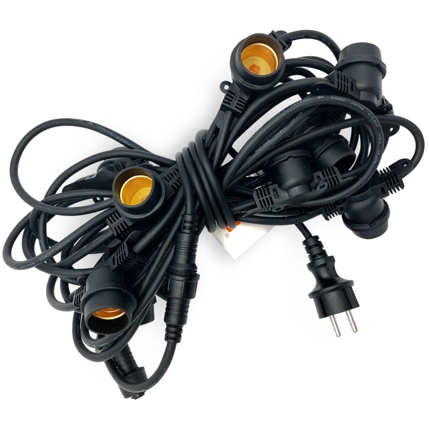 Buiten Decoratieve lichtsnoer MIMOSA 10xE27/1,3W/230V IP44 10 m