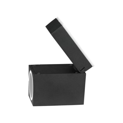 Buiten flexibel wandlamp 1xGU10/35W/230V IP44 zwart