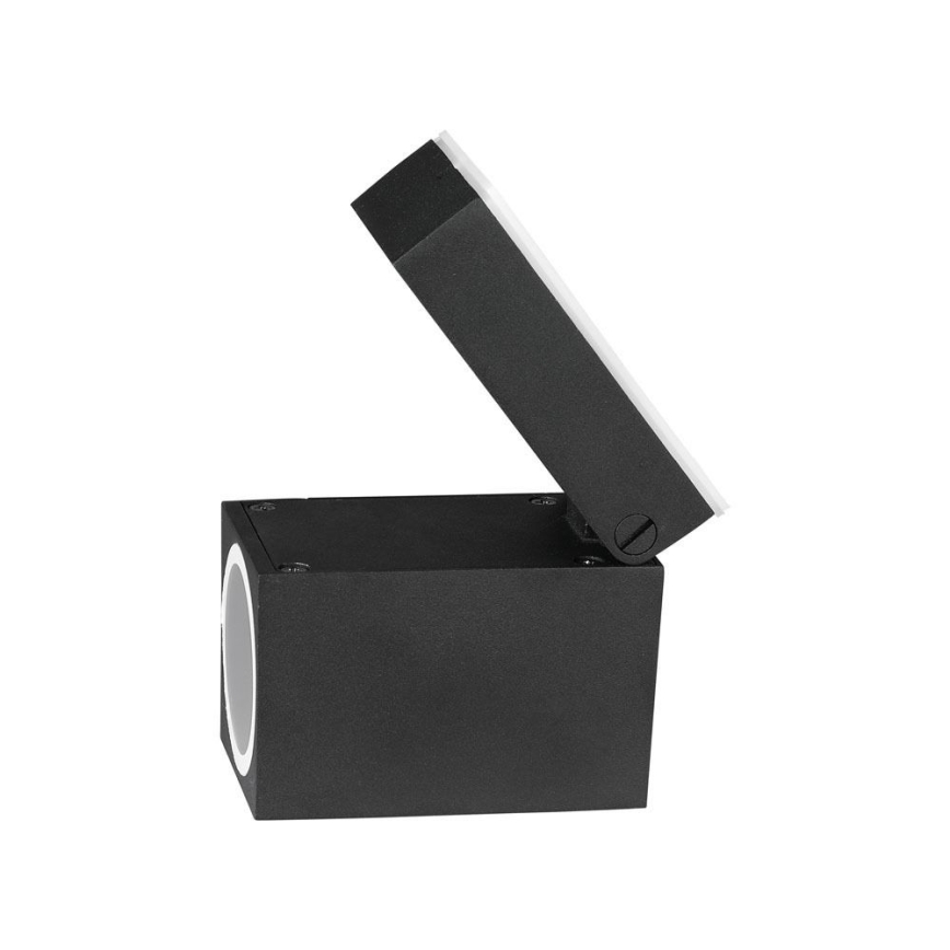 Buiten flexibel wandlamp 1xGU10/35W/230V IP44 zwart