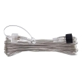 Buiten verlengsnoer voor verbindbare lichtslingers, transparant, 10 m, IP44