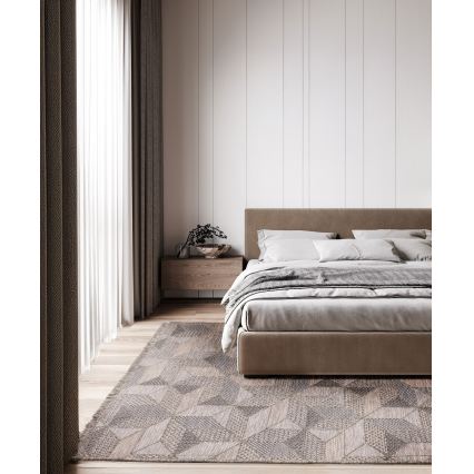 Buiten vloerkleed ORIA 120x170 cm grijs/beige