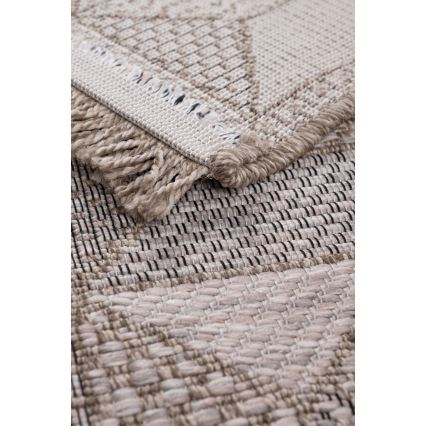 Buiten vloerkleed ORIA 120x170 cm grijs/beige