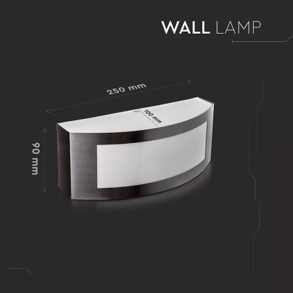 Buiten wandlamp 1x E27 / 15W / 230V IP44