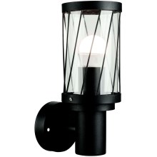 Buiten wandlamp 1xE27/15W/230V IP44 zwart