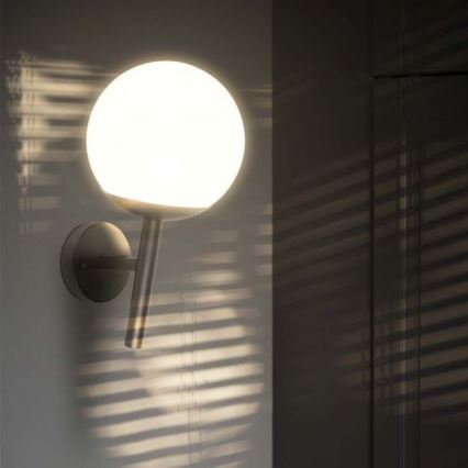 Buiten wandlamp 1xE27/60W/230V IP44 zwart