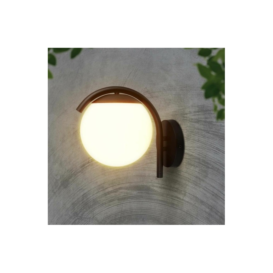 Buiten wandlamp 1xE27/60W/230V IP44 zwart