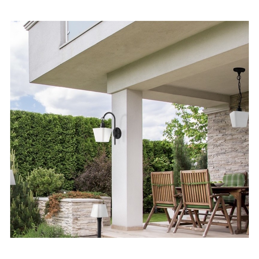 Buiten wandlamp GIZA 1xE27/10W/230V IP44