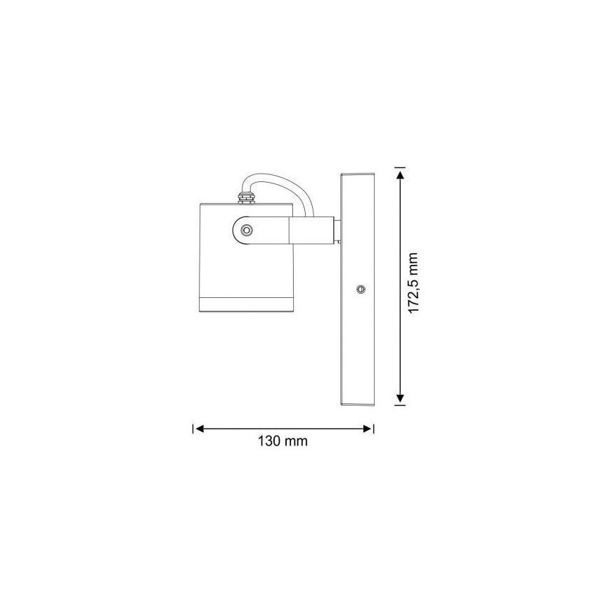Buiten wandlamp PINO 1xGU10/10W/230V IP44