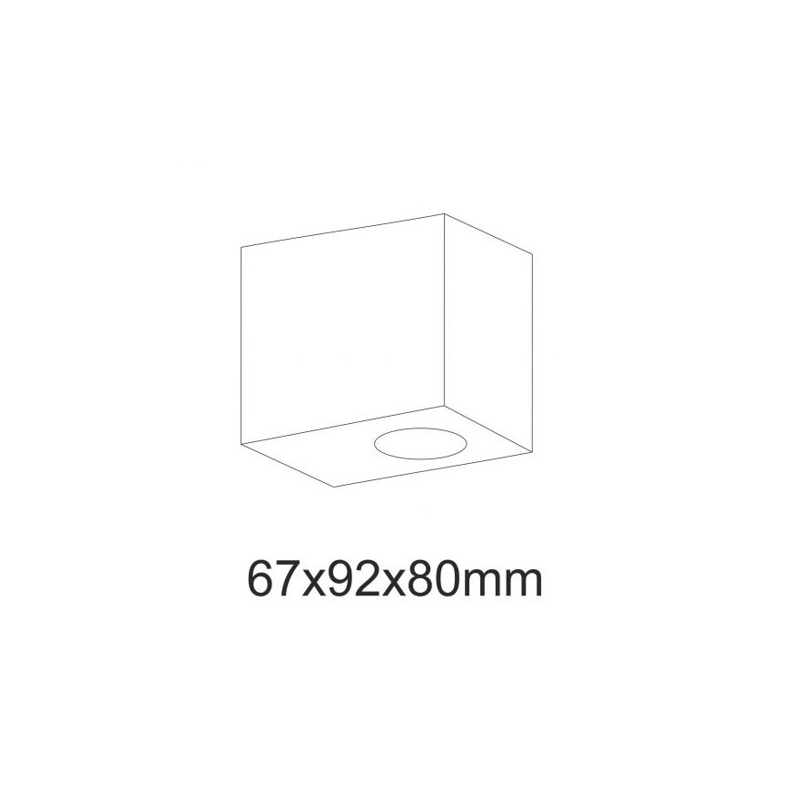 Buiten wandspot BOSTON 1xGU10/35W/230V IP44