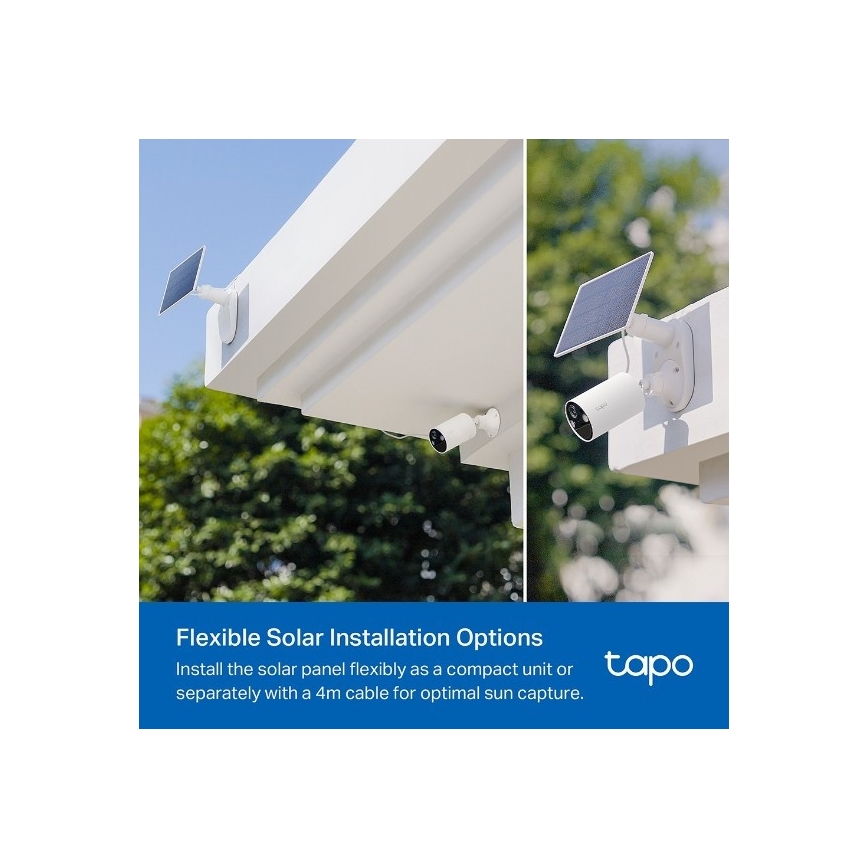 Buitencamera op zonne-energie, IP65, Wi-Fi