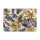 Buitenkleed CAPPUCCINO 80x165 cm goud/grijs/wit