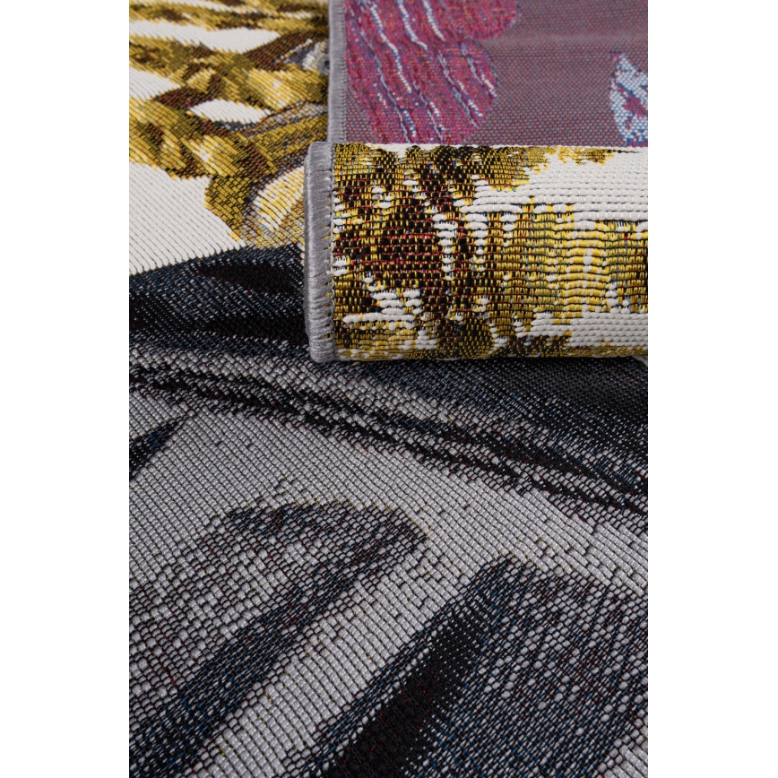 Buitenkleed CAPPUCCINO 80x165 cm goud/grijs/wit
