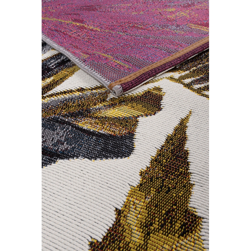 Buitenkleed CAPPUCCINO 80x165 cm goud/grijs/wit