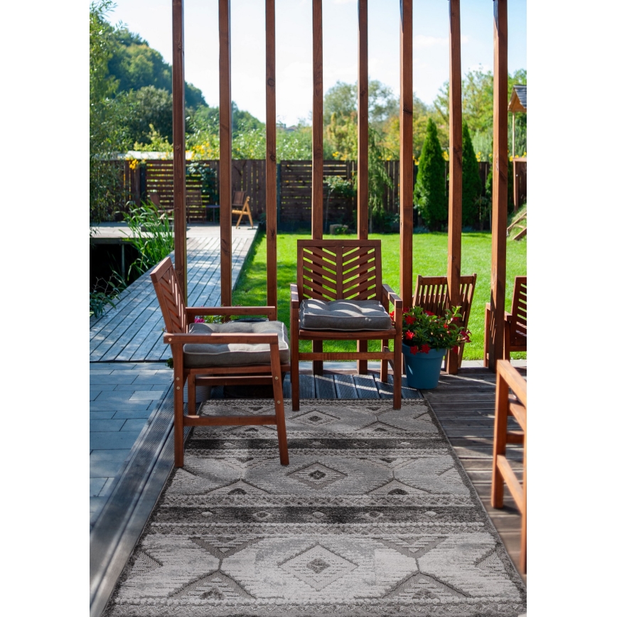 Buitenkleed CHIARA 120x170 cm grijs