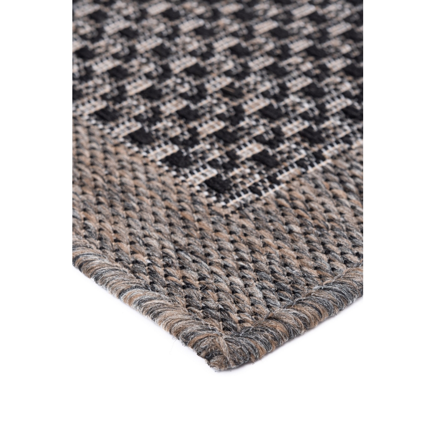 Buitenkleed EXPRESS 60x100 cm bruin/zwart