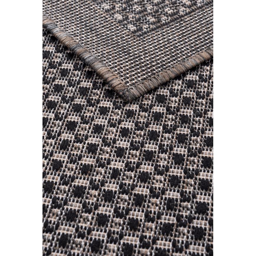 Buitenkleed EXPRESS 60x100 cm bruin/zwart