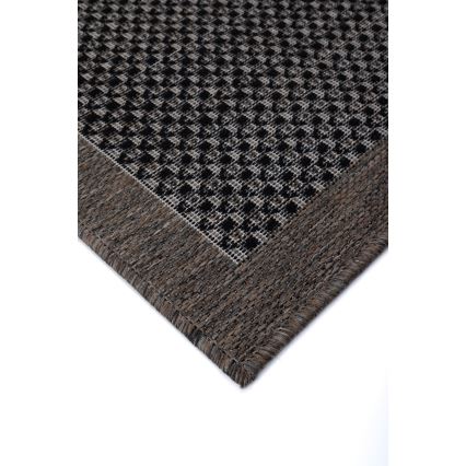 Buitenkleed EXPRESS NEW OUTDOOR 120x160 cm antraciet/bruin