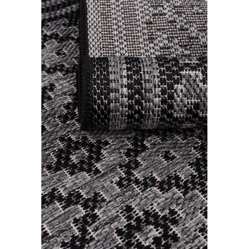 Buitenkleed EXPRESS NEW OUTDOOR 120x160 cm antraciet/grijs