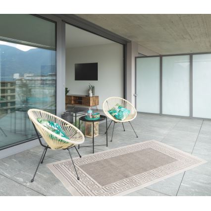 Buitenkleed EXPRESS NEW OUTDOOR 120x160 cm grijs/beige