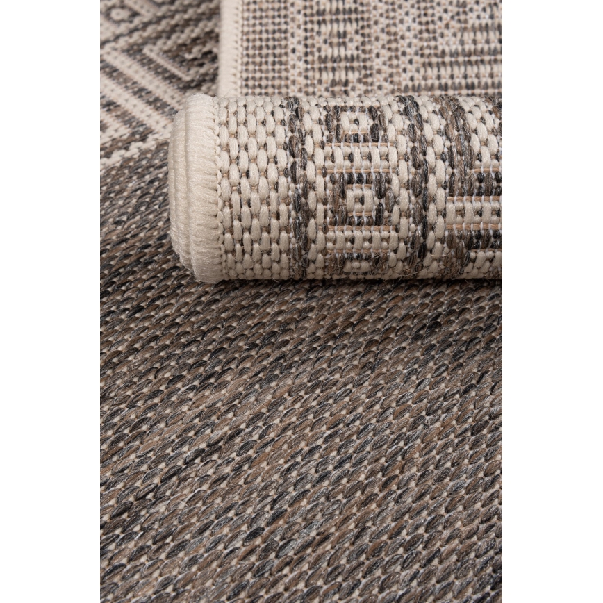 Buitenkleed EXPRESS NEW OUTDOOR 120x160 cm grijs/beige