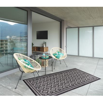 Buitenkleed EXPRESS NEW OUTDOOR 160x220 cm antraciet/grijs